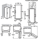 Electrolux - EUT6NE28W1 NoFrost Fristående Frysskåp