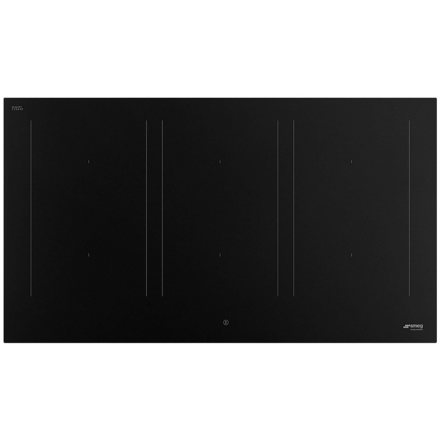induktionshäll sim3964n, stilren häll i mattsvart, 90 cm
