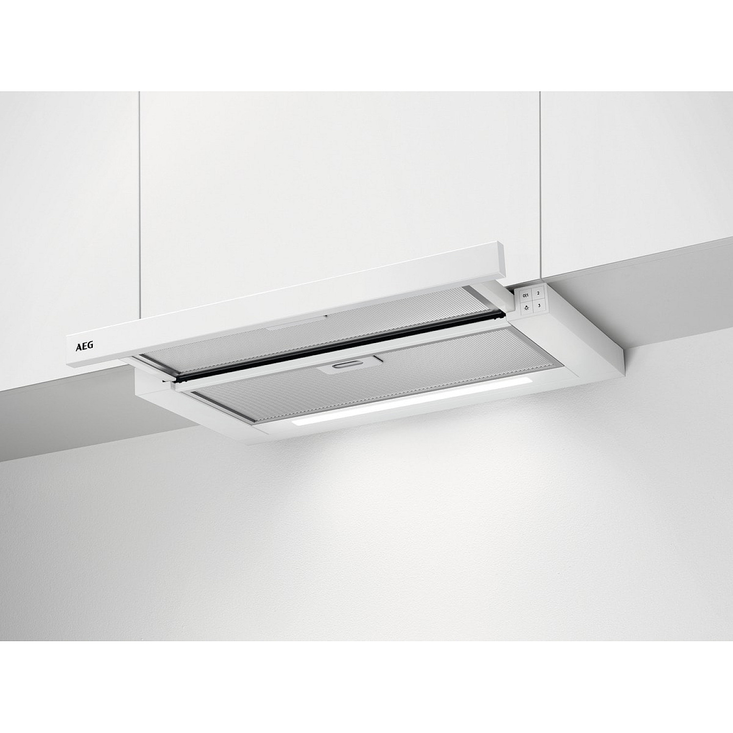 Aeg underbyggnadsfläkt dpe5650w extractiontech plus utdragbar köksfläkt