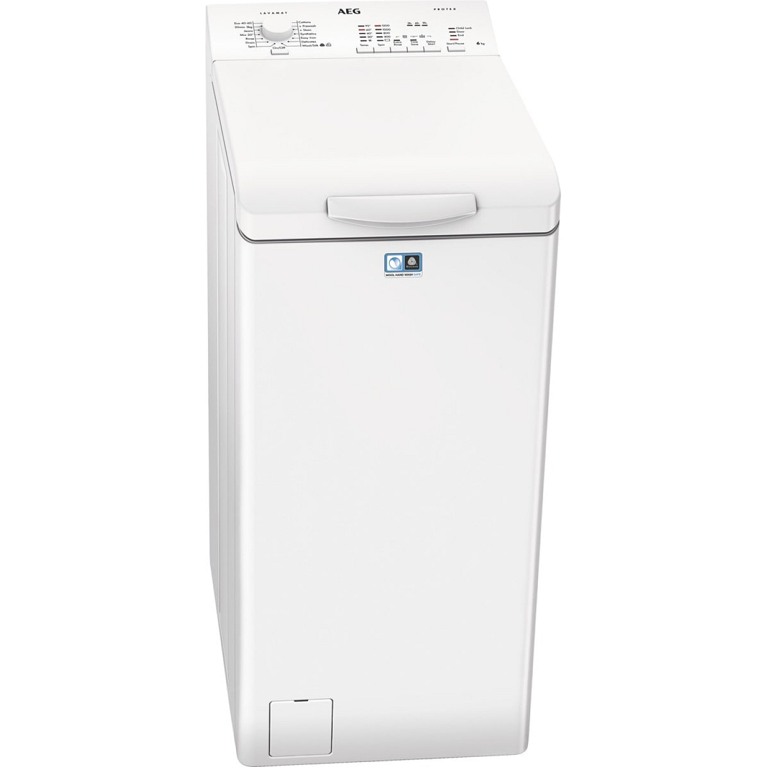 Aeg toppmatad tvättmaskin l6tpo621n5 protex toppmatad
