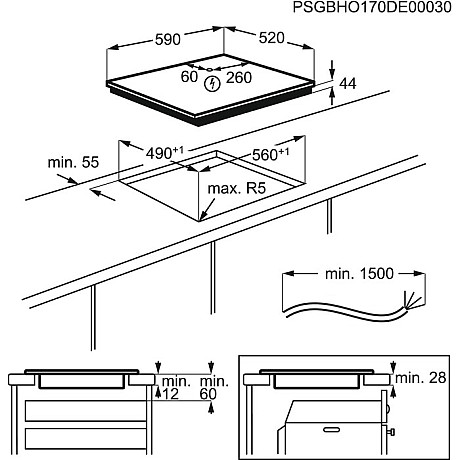 AEG - Induktionshäll - TI64IB10IZ AEG - Induktionshäll - TI64IB10IZ