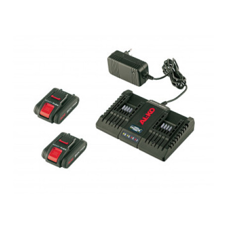 AL-KO - 34.8 Li inkl. 2 x batteri och dubbelladdare AL-KO - 34.8 Li inkl. 2 x batteri och dubbelladdare