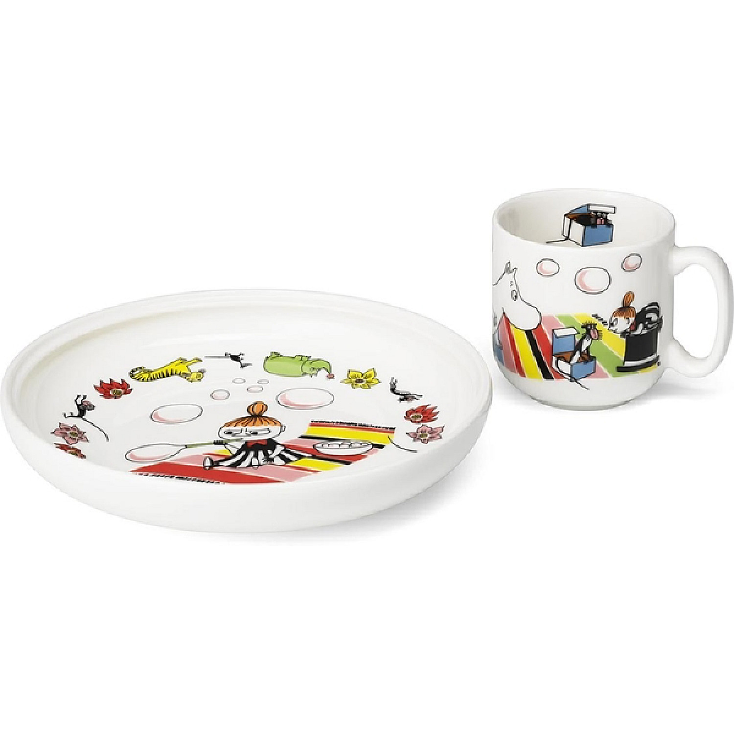 Arabia dekoration mumin barnservis little my 2-delar set