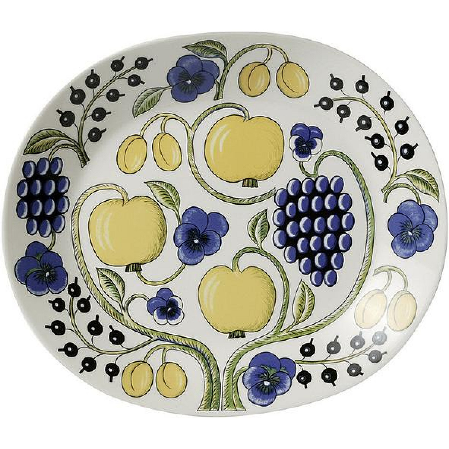 Arabia dekoration paratiisi ovalt uppläggningsfat, 36 cm