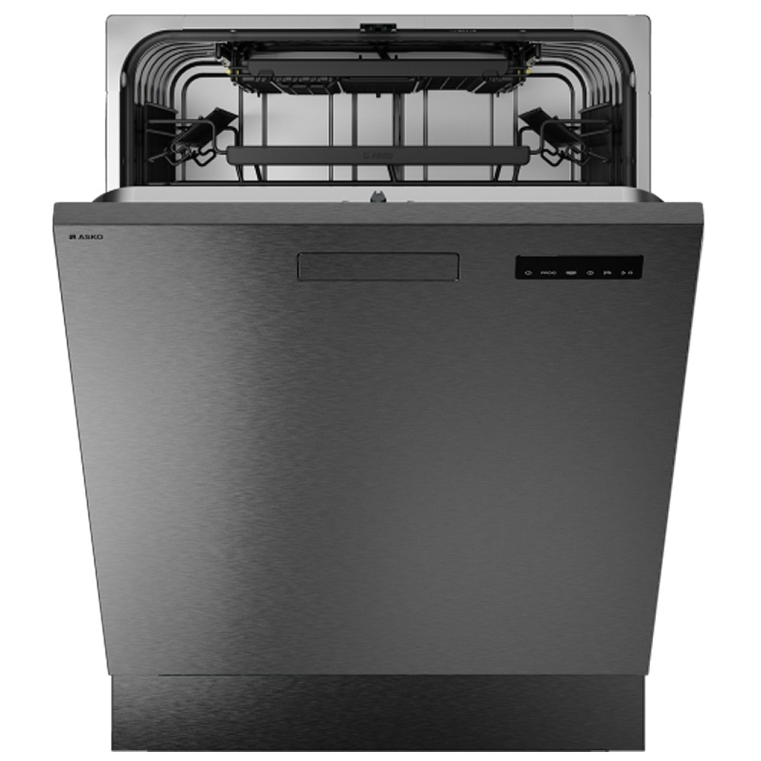 Asko 60 cm bred diskmaskin dbi344ib.bs - svart, xl & turbo combi drying