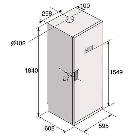 Asko - DC7784V.W - Torkskåp Vit