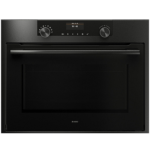 Asko kombiugn ocm8464b - svart stål, 120 program & tft-display 2,9