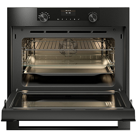 Asko - OCM8464B - Svart stål, 120 program & TFT-display 2,9