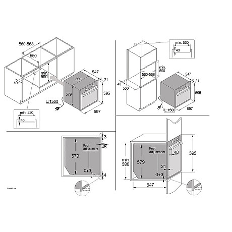 Asko - OP8664B - Pyrolysugn