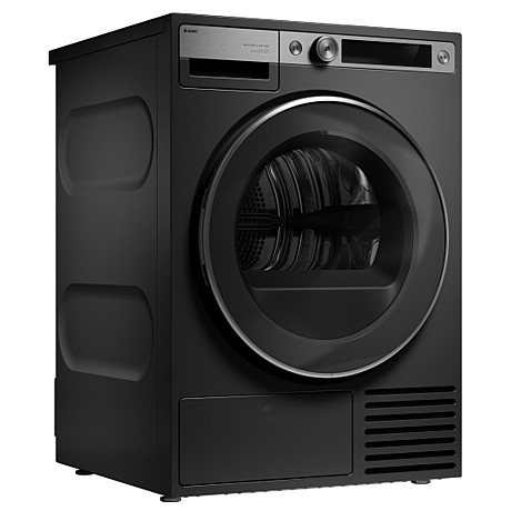 Asko - T709HUG - Svart, Värmepump med WIFI & Skonsam klädvård