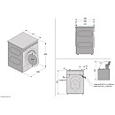 Asko - W1094W - Vit, Ångfunktion & WIFI