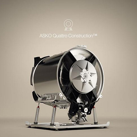 Asko - W7096XG - Svart, Automatisk dosering & WIFI