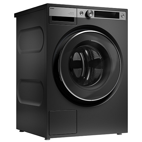 Asko - Premium svart - Tvätt med AutoDose, torktumlare, torkskåp och inbyggd tvättkorg