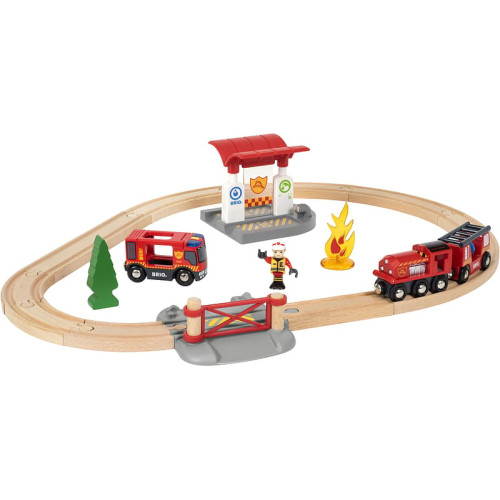 BRIO - Brio World 33815 - Tågset för brandbil