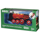 BRIO - Brio World 33592 - kraftfullt rött batteri lokomotiv förnyat