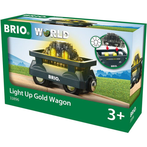 BRIO - Brio World 33896 - Upplyst gyllene vagn