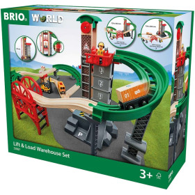 BRIO - Brio World 33887 - Lyft och last förvaringsset