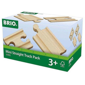 BRIO - Brio 33393 - räls minipack 4 raka