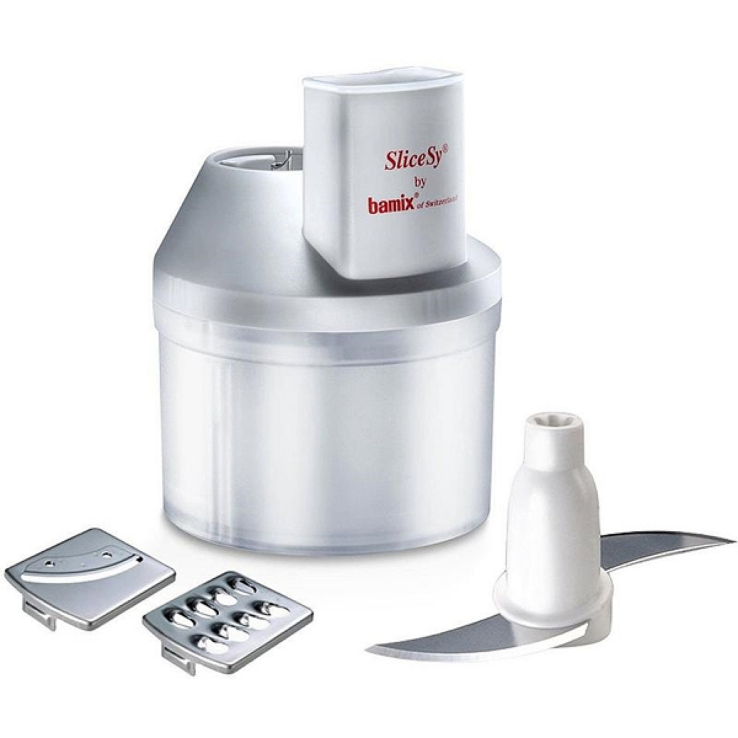 Bamix stavmixer slicesy 150.050 stavmixertillbeh&ouml;r vit