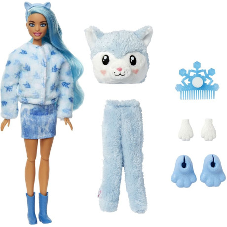 Barbie - Cutie Reveal Winter modedocka Sparkle Husky Barbie - Cutie Reveal Winter modedocka Sparkle Husky