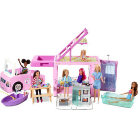 Barbie - 3-in-1 DreamCamper Husbil med tillbehör