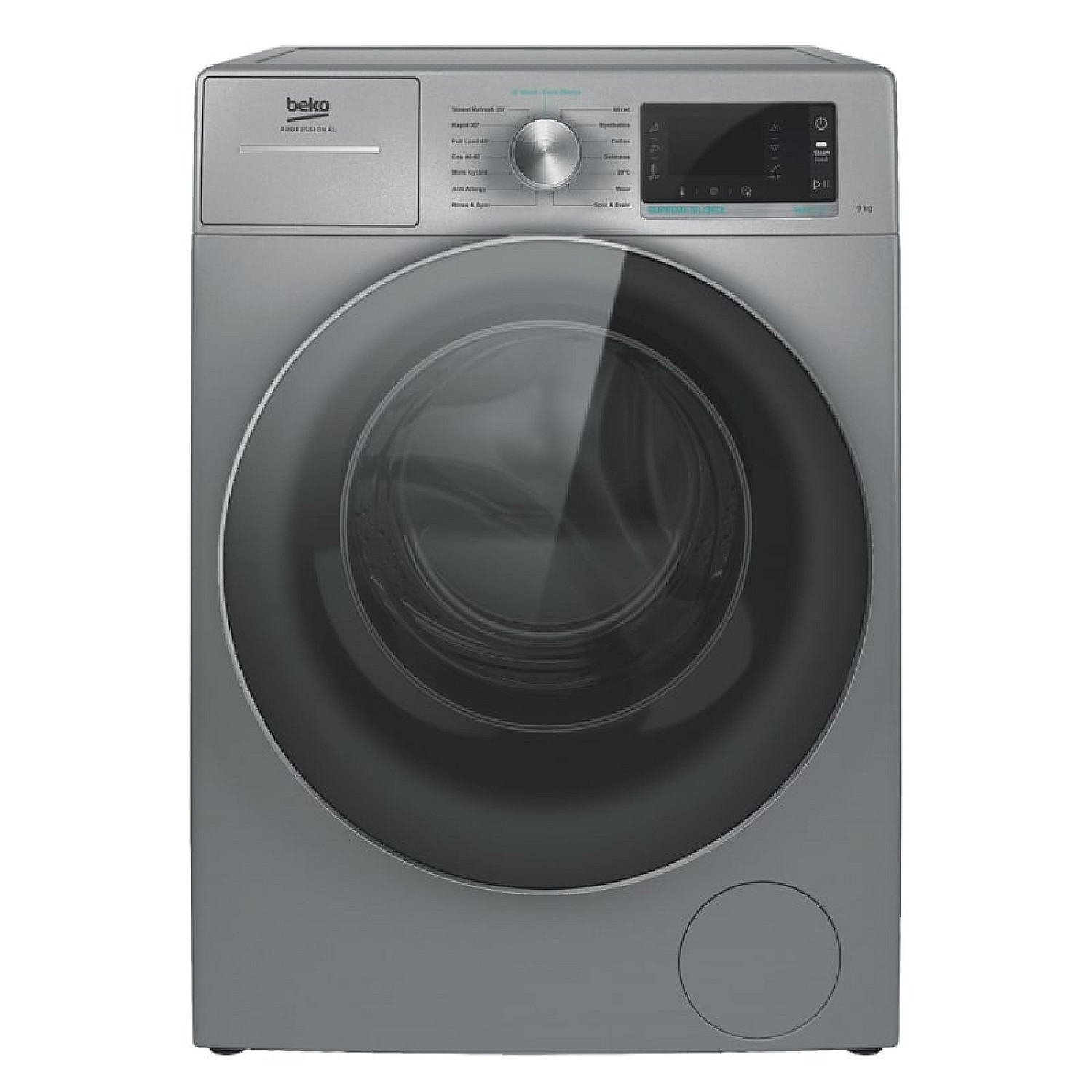 Beko professionell tv&auml;ttmaskin awb 912s/pro bp - professional, lcd-display med 9kg kapacitet