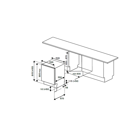 Bertazzoni - DW6083PRTS - Passar IKEA METOD Bertazzoni - DW6083PRTS - Passar IKEA METOD