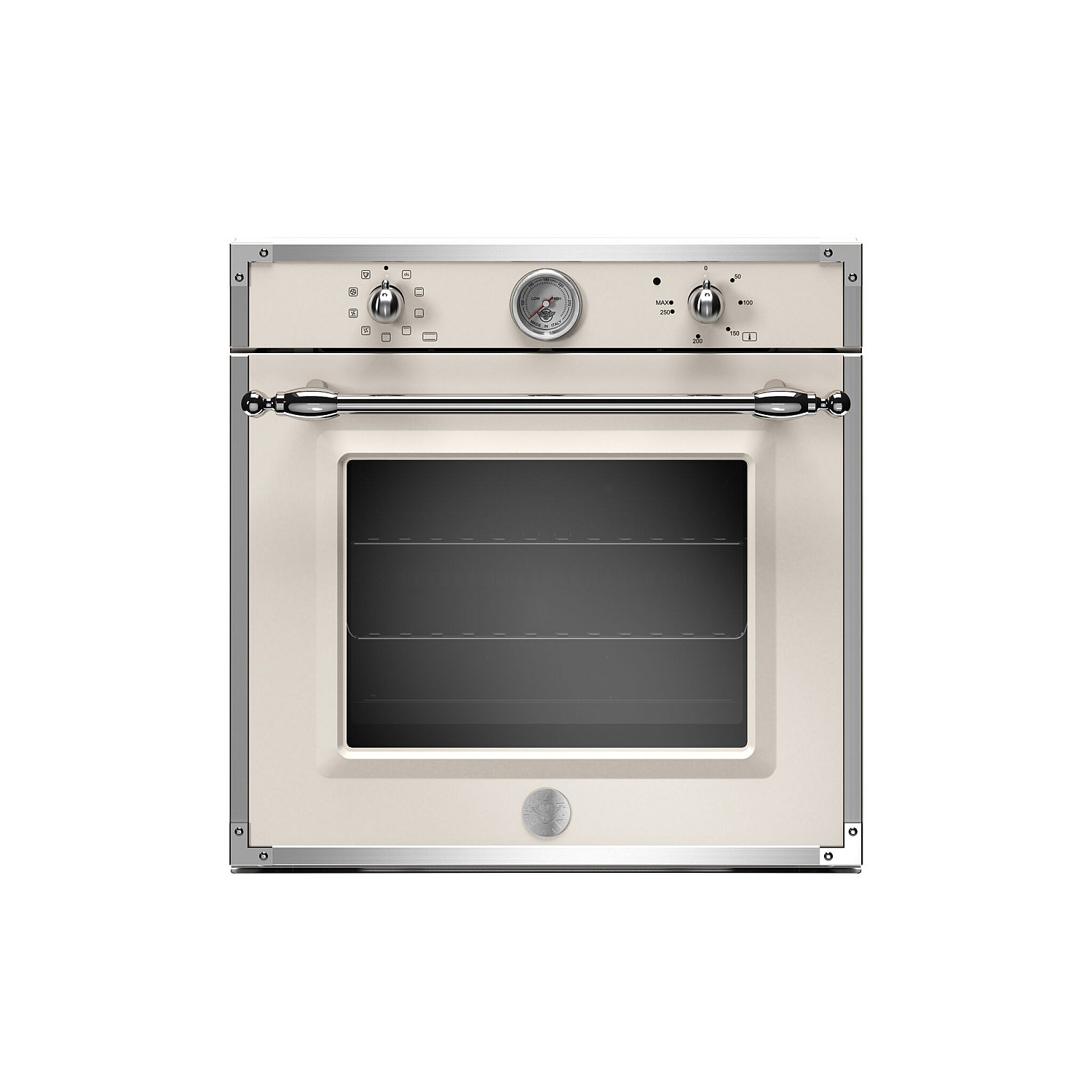 Bertazzoni inbyggnadsugn f609herektax heritage inbyggnadsugn elfenbensvit