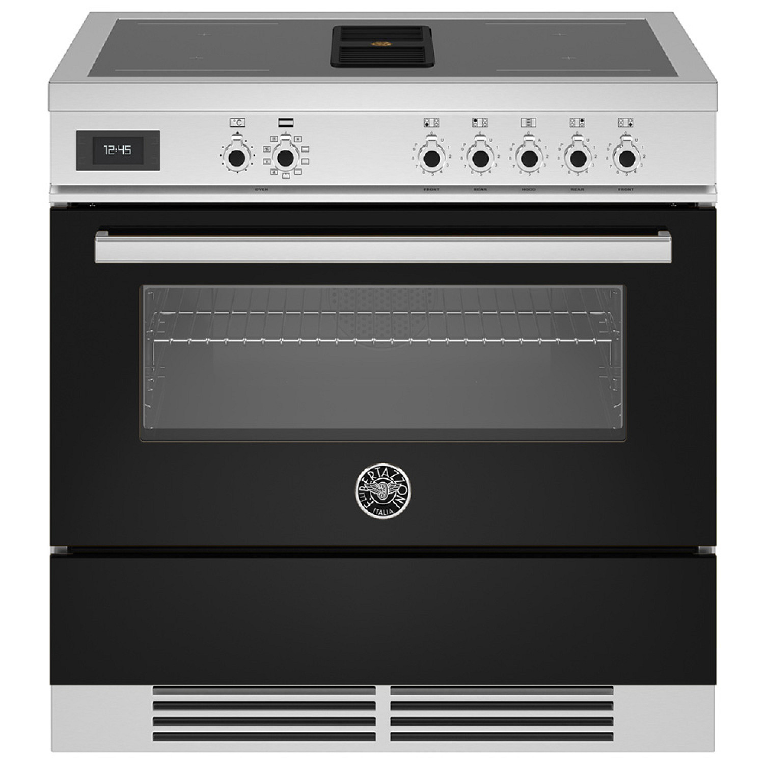 Bertazzoni induktionsspis proch94i1enet 90cm induktionsspis med inbyggd fl&auml;kt