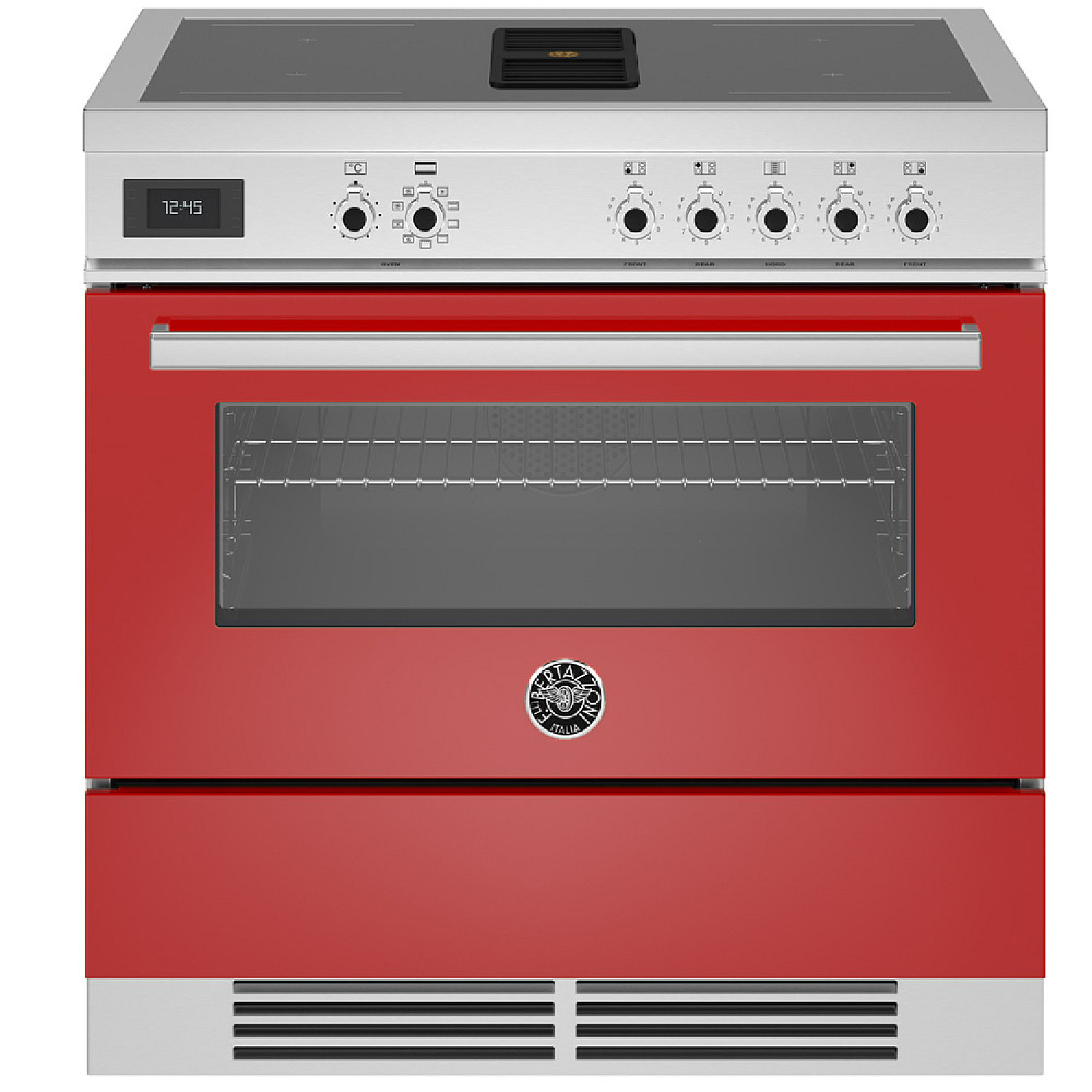 Bertazzoni induktionsspis proch94i1erot 90cm induktionsspis r&ouml;d