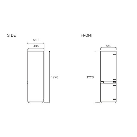 Bertazzoni - REF603BBNPTC-S Bertazzoni - REF603BBNPTC-S