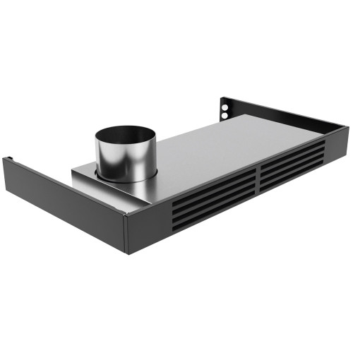 Bertazzoni tillbehör till spis kit med sockel och kolfilter för 91cm höjd på spisen, mattsvart stål