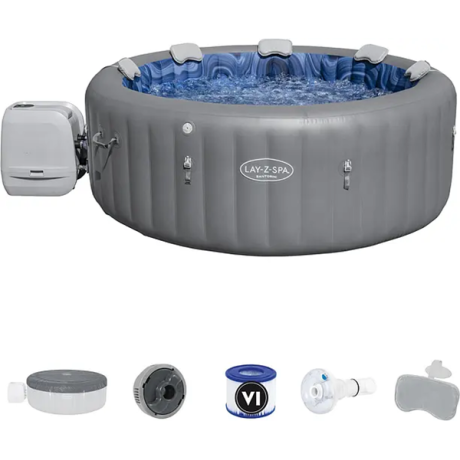Bestway - Lay-Z-Spa Santorini HydroJet Pro Jacuzzi 216 x 80 cm Bestway - Lay-Z-Spa Santorini HydroJet Pro Jacuzzi 216 x 80 cm