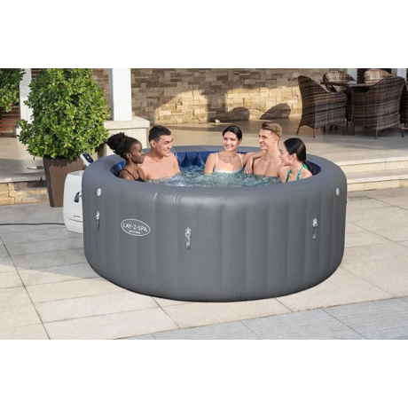 Bestway - Lay-Z-Spa Santorini HydroJet Pro Jacuzzi 216 x 80 cm Bestway - Lay-Z-Spa Santorini HydroJet Pro Jacuzzi 216 x 80 cm
