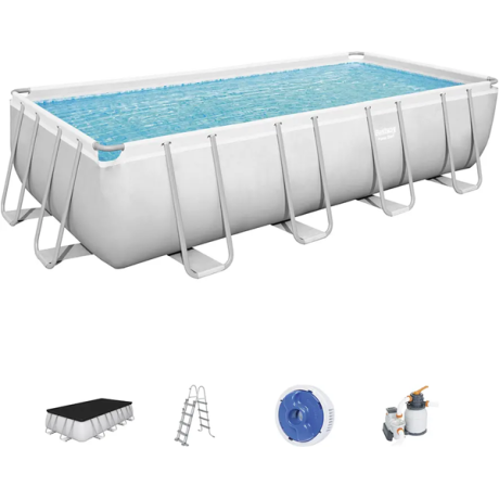 Bestway - Power Steel utomhuspool, 549 x 274 x 122 cm Bestway - Power Steel utomhuspool, 549 x 274 x 122 cm