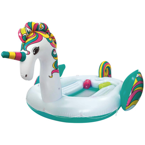 Bestway - Giant Unicorn Island. 6 personer simflotte