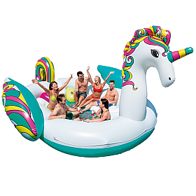 Bestway - Giant Unicorn Island, 6 personer simflotte