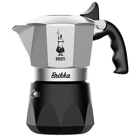 Bialetti - Brikka Nut Pot, 2 koppar
