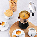 Bialetti - Brikka Nut Pot, 2 koppar