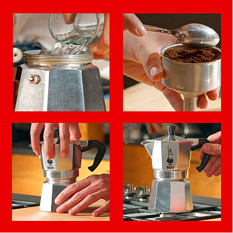 Bialetti - Moka Express Nut Pot, 4 koppar