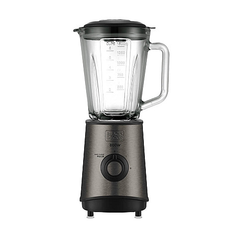 Black+Decker - ES9120020B Blender 1,5L 800W, Borstat stål
