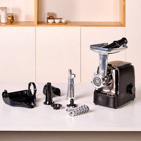 Black+Decker - ES9150030B Köttkvarn 2200W, Svart