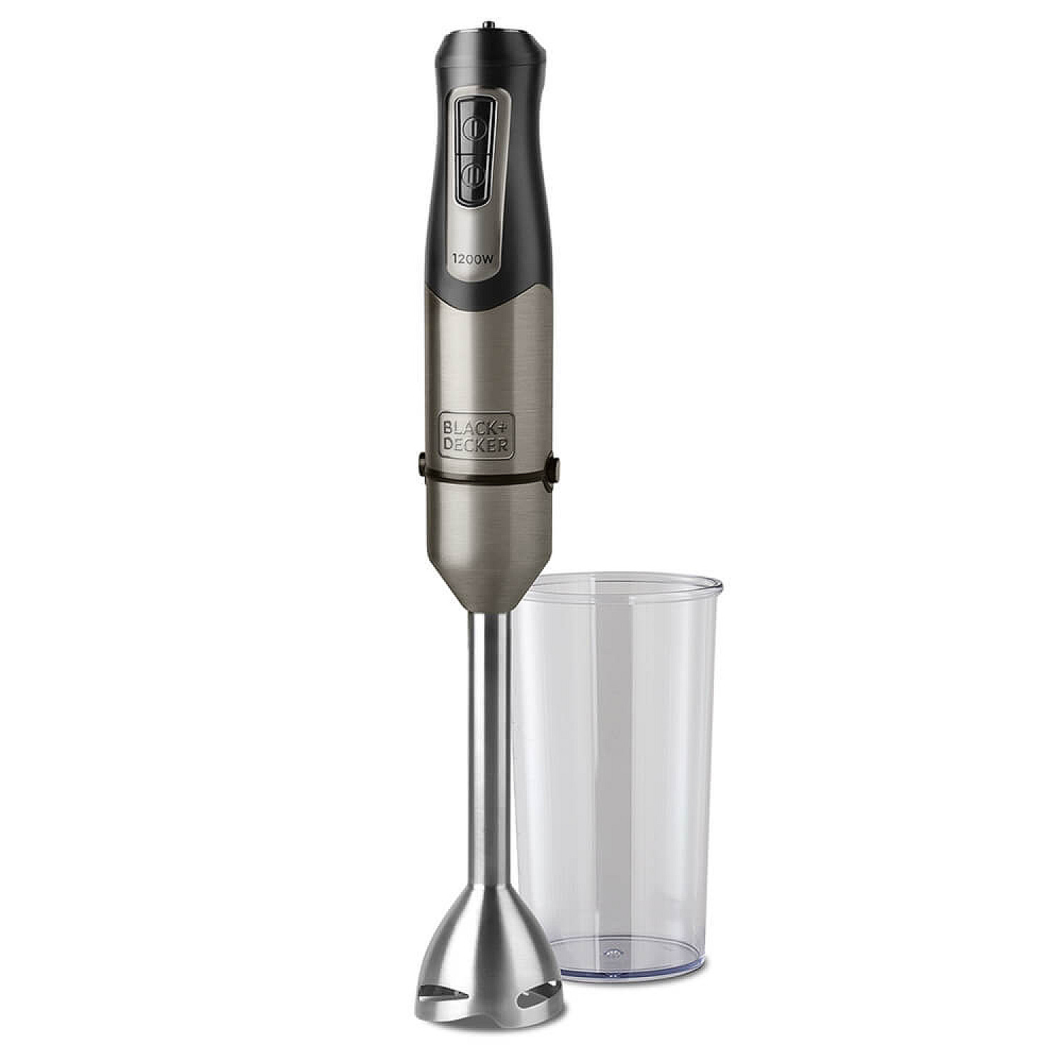 Black+decker stavmixer es9160130b stavmixer 1200w, borstad st&aring;l