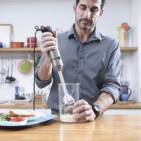 Black+Decker - ES9160130B Stavmixer 1200W, Borstad stål