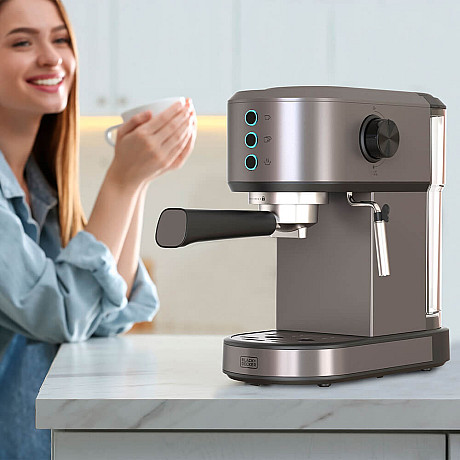 Black+Decker - ES9200090B Espressomaskin 20 Bar 1350W