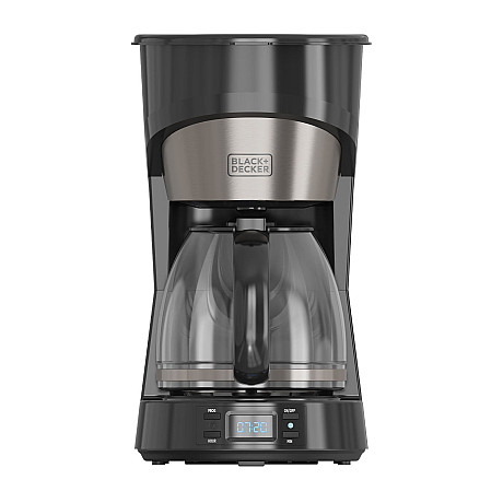 Black+Decker - Kaffebryggare LCD 12 Koppar