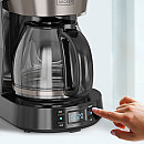 Black+Decker - Kaffebryggare LCD 12 Koppar