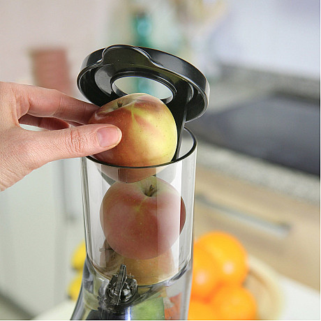 Black+Decker - BXJE200E Slow Juicer, Borstat rostfritt stål
