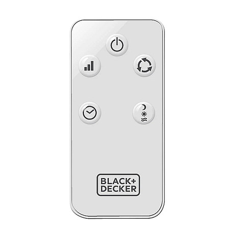 Black+Decker - Pelarfläkt Vit 102cm 45W