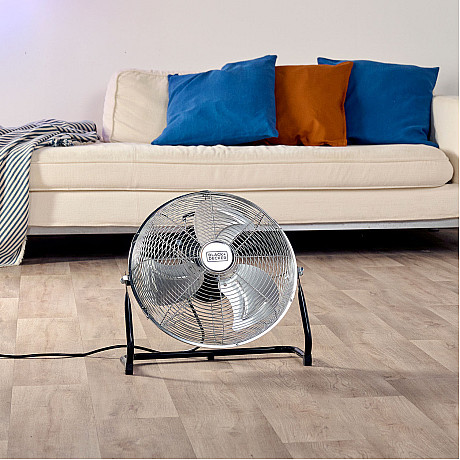 Black+Decker - Golvfläkt 3 Blad Svart 60W